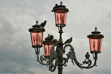 Fototapeta na wymiar Straßenlampen