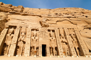 Ägypten, Abu Simbel,Felstempel