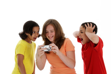 Girls Looking At Camera