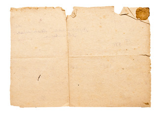 Abstract background in the form of an old dirty paper