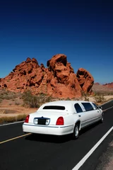 Zelfklevend Fotobehang Desert Limousine © Wayne Stadler Photo