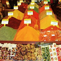 Spice Market in Grand Bazaar-Istanbul