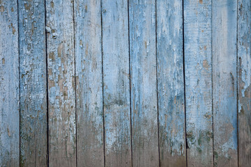 old painted wooden fence, naturally weathered