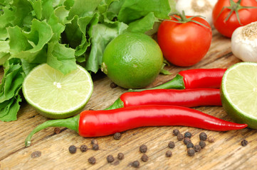 Salad ingredients