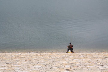 fishing on reservoir