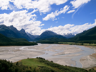 Rolling countryside in New Zealand