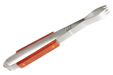 Nippers for a grill, isolated.