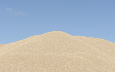 stock pile of sand