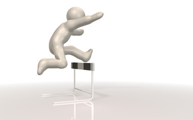 Person who gets over hurdle