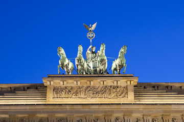 Obraz premium Die Quadriga