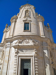 Fototapeta na wymiar Kościół czyśćcu. Matera. Basilicata.
