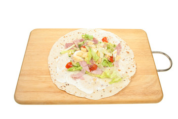 Bread wrap and ingredients