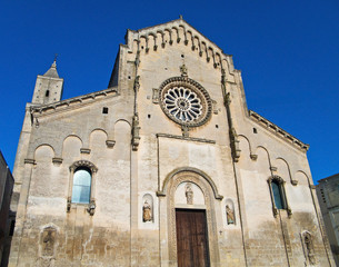 Fototapeta na wymiar Cathedral of Matera. Basilicata.