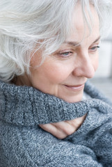 portrait of a attractive mature woman