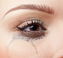Fototapeta premium crying girl