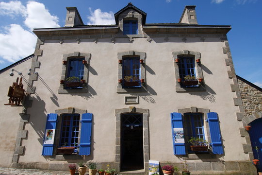 casa tipica a Locronan, Bretagna