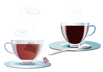 Tasse de thé -tasse de café