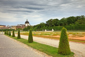 Park in Belvedere palace