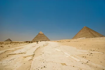 Selbstklebende Fototapeten Egypte-Pyramides © tomsturm