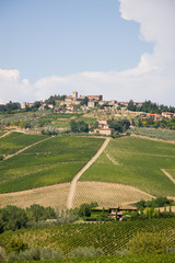 Naklejka premium idyllische Toskana