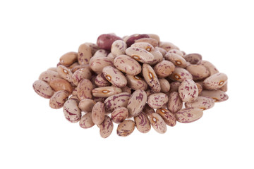 Pinto beans isolated on a white background