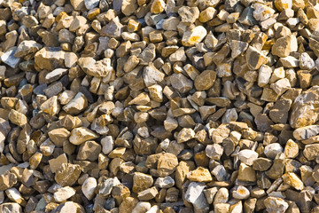 An abstract background of brown peeble stones