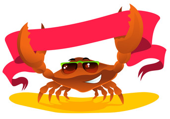 crab with ribbon © andrewshka