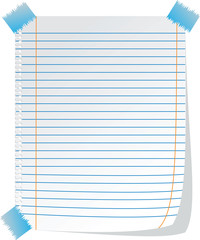 notepad sheet