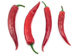 Fotobehang red chili peppers © Buriy