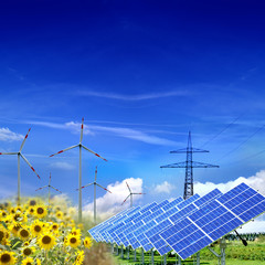 Strom aus Sonne, Luft und Erde