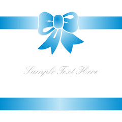 tarjeta de regalo azul bebé