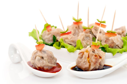 Bouchées de viande vapeur / Cuisine réunionnaise asiatique