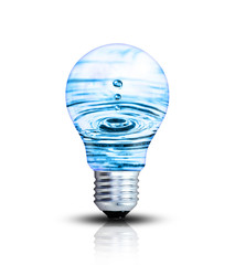 Idee mit der Lampe - Wassertropfen