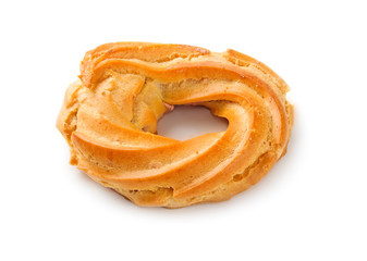Eclair isolated on the white background