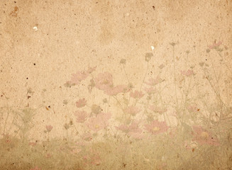 old flower paper textures