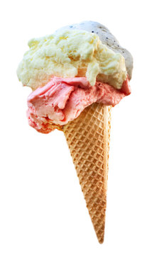 Eiscreme auf Stanitzel