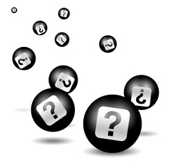 Question icon - black