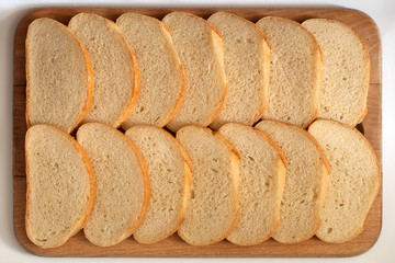 bread on a board