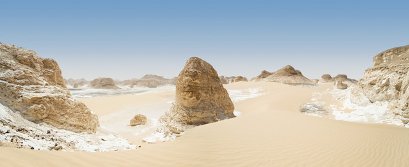 weiße Wüste, Ägypten, Panorama © Claudia Paulussen