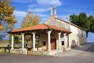 Typical Istrian church