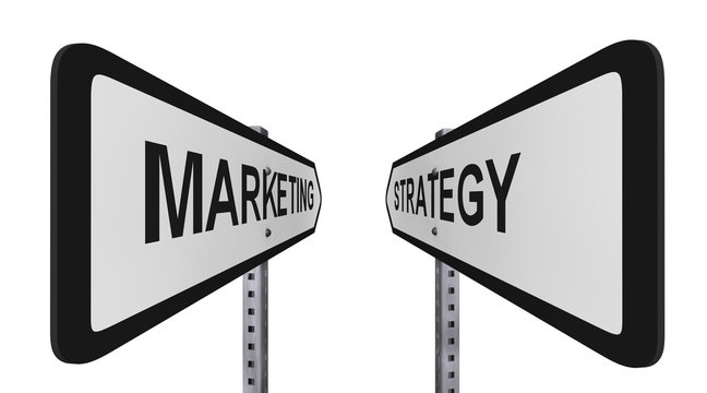 Stretched Marketing Strategy signs