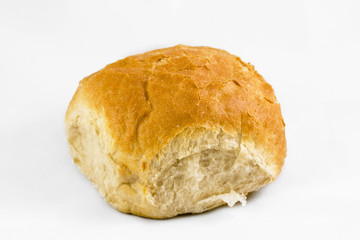 bread roll over white