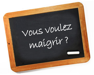 Obraz premium vous voulez maigrir ?