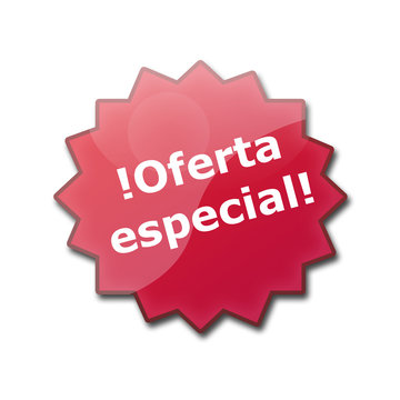 Estrella brillante con texto "OFERTA ESPECIAL"
