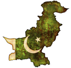 pakistan flag on territory