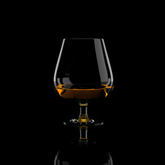 Snifter glass of cognac