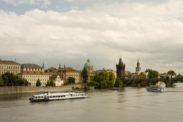 Obraz premium Prague, charles bridge view
