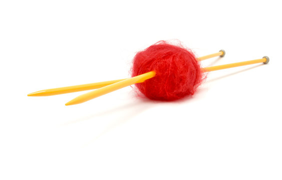Red Knitting