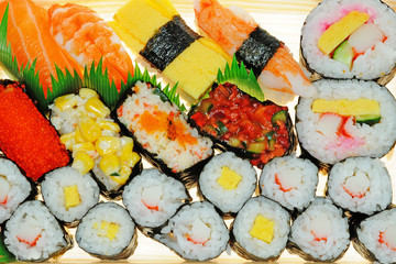 Assortment Of Japanese Sushi
