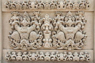 Thai style molding art